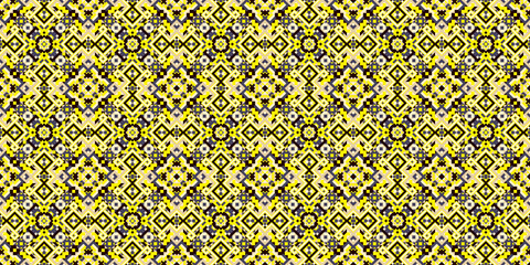 Geometric Ethnic Style Vector Seamless Pattern