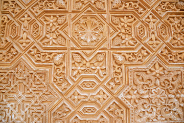 Nasrid Palaces, Alhambra palace complex in Granada, Andalusia, Spain