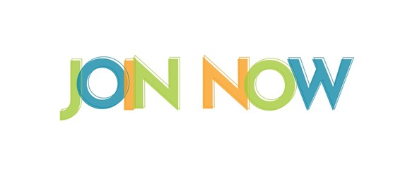 Join now word concept