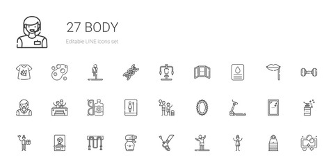 body icons set