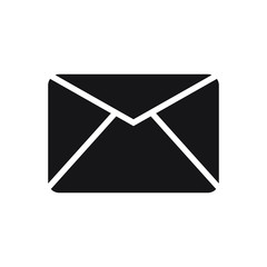 Mail envelope icon, vector illustration