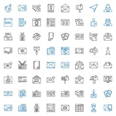 address icons set