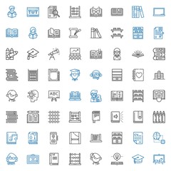 learning icons set