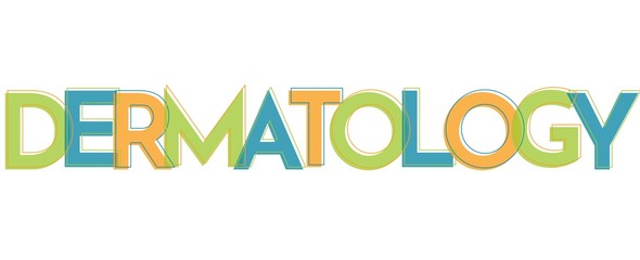 Dermatology word concept