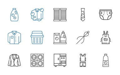 clothes icons set