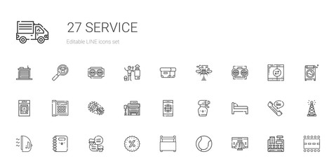 service icons set
