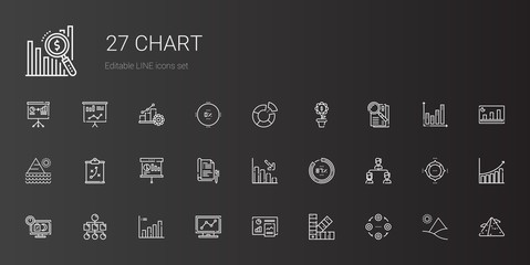 chart icons set