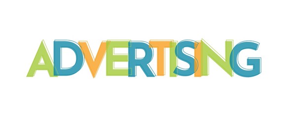 Advertising word concept