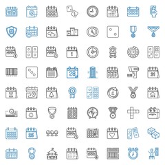 number icons set