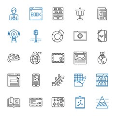 information icons set