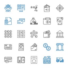 loan icons set