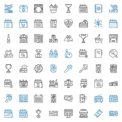 event icons set
