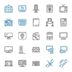 display icons set