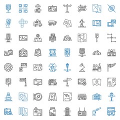 street icons set