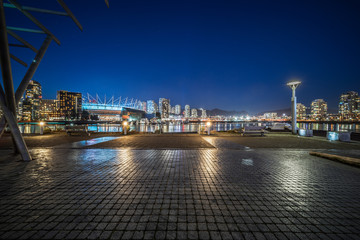 Obraz premium empty concrete square floor