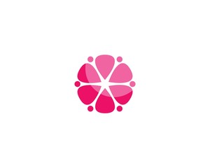Plumeria flower logo