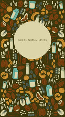 Nuts&seeds vector