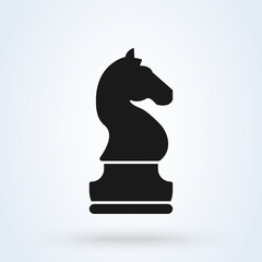 Knight chess vector Horse symbol for logo design inspiration