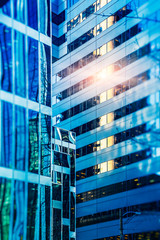 low angle view of skyscrapers