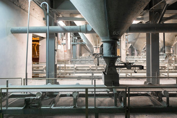 cement plant inside view