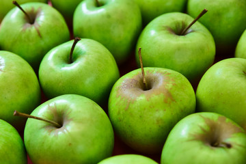 Colorful pattern of apples