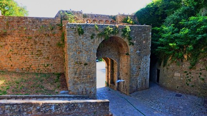 Naklejka premium Volterras Stadtmauer