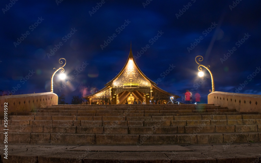 Wall mural temple in thailand