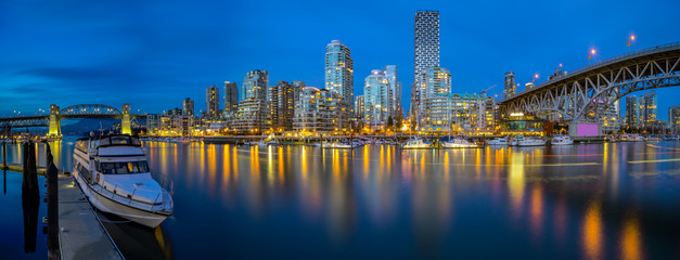 night view of city skyline