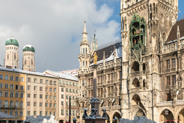 Fototapeta premium Marien place, Munich.