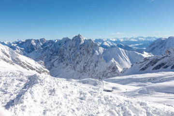 Fototapeta na wymiar mountains in winter