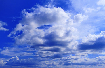 Summer blue sky