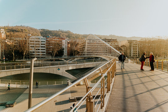 Zubizuri bridge Bilbao