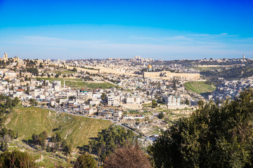 Fototapeta na wymiar Jerusalem view