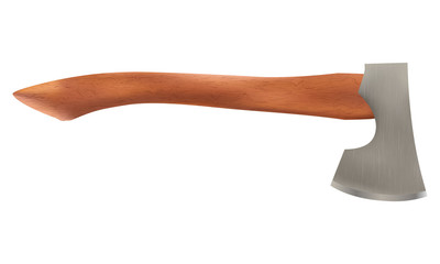 Vector wood axe