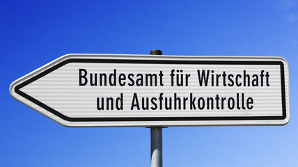 Bundesamt für Wirtschaft und Ausfuhrkontrolle, Wegweiser, Symbolbild