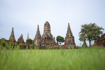 Ayutthaya, Thailand - October 23,2018: .Chaiwatthanaram Temple where tourists visit