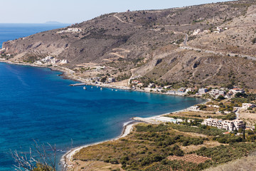 Fototapeta premium Greek coastline on Peloponnese