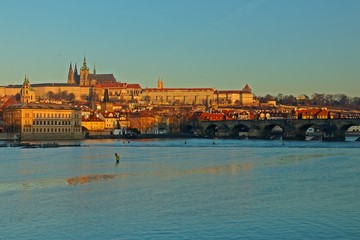 Prag am Morgen