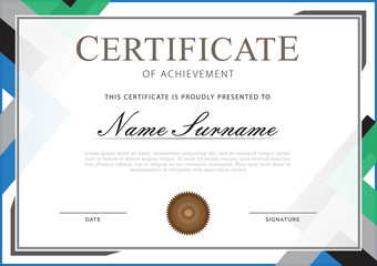 Certificate template