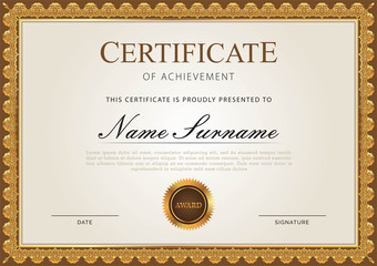 Certificate template