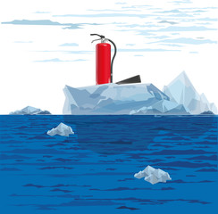 Antarctic environmental disaster