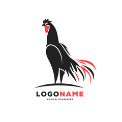 Fototapeta na wymiar Rooster Logo Designs Template