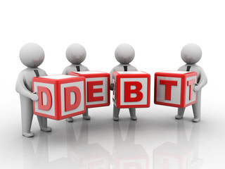 3d illustration Business Network concept