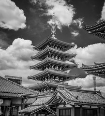 Fototapeta na wymiar Senso-ji Temple also called Asakusa Temple in Tokyo