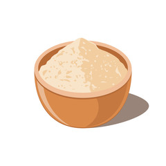 Bowl with Soy Powder