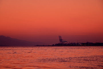 Fototapeta na wymiar Sunset in Kocaeli | Turkey