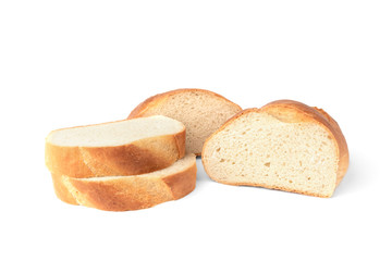 Loaf isolated on white background.