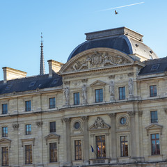 Fototapeta na wymiar Official building of Cour de Cassation (Court of Cassation) in Paris - France