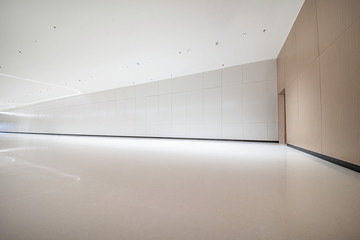 Modern building indoor environment design / corridor underground passage environment background...