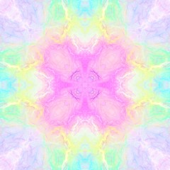 Abstract multicolored kaleidoscopic  background. Seamless pattern for wrapping papers and fabric or paper prints